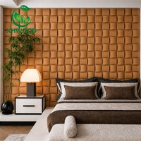 Panneau mural acoustique 3D en mosaïque, panneau mural moderne, plaque insonorisante pour la décoration murale intérieure