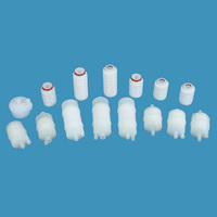 Filtre de capsules d'eau à membrane PVDF, fabricant de filtres bon marché 0,22um 0,45 um, filtre avec cage en plastique pour huile d'injection stéréo