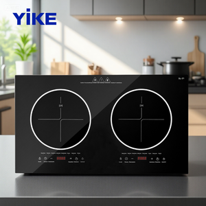 Cocina de Inducción Eléctrica Revolucionaria de 2 Placas, Diseño Integrado para <span class=keywords><strong>Encimera</strong></span>, 2500W, Calor Instantáneo, Control Táctil, para el Hogar - Product Image 1