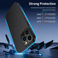 Coque de téléphone magnétique antichoc de haute qualité pour Oneplus Ace6/ACE5 Pro/Nord CE5/5/15/13T/13R/13S, motif en fibre de carbone, coque arrière