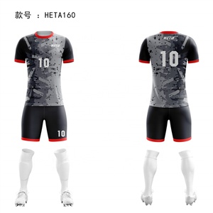 Conjuntos de Uniformes de Fútbol de Poliéster Personalizados de Alta Calidad, Transpirables, para Hombre, Unisex - Product Image 4