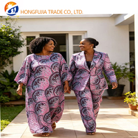 Kain Organza Batik Afrika Tenun Katun 100% Baru Anti-Pilling Berat Sedang untuk Pakaian Bayi/Laki-laki/Perempuan Pria Wanita
