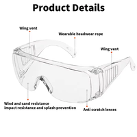 Lunettes de protection UV400 pour lumière LED UV, lunettes de protection pour extensions de cils UV