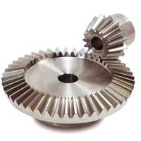Haute qualité personnalisé CNC usinage métal spirale engrenage conique couronne engrenage approvisionnement d'usine de haute précision