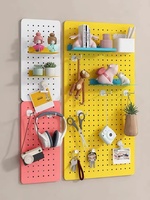 Prix usine noir Peg Board montage mural Pegboard affichage Garage outil bureau à domicile métal Peg Board