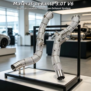 Tuyau de descente avant haute performance pour Maserati Levante 3.0T V6, en acier inoxydable SS304, pour une pression de démarrage plus rapide - Product Image 1