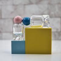 Botol Parfum Kaca Silinder Dasar Gunung Berapi 30ml 50ml 100ml Grosir, Sablon, Tutup Custom, Konfigurasi Kotak Hadiah