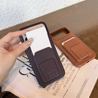 Nouvelle conception de coque arrière de luxe avec porte-cartes et portefeuille pour iPhone 17 Pro Max Air 16 15 14 Plus 13 Pro Max
