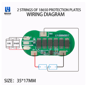 BMS LiFePO4 2S 1.8A 3.5A 4.5A 6.5A 7.5A 8.5A 7.4V PCB và pcba sản phẩm cho các thiết bị điện tử, Bán buôn từ nhà sản xuất - Product Image 4