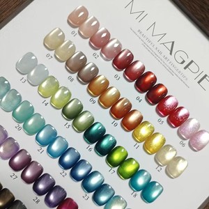 AILANUO 36 Colors Non-Toxic Crystal Cat Eye Gel Polish Set 15ml Resin UV Gel Polish Art LED Lamp Source Factory Wholesale - Product Image 3