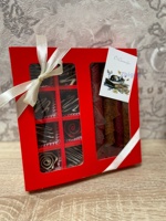 Boîte à chocolat avec couvercle transparent, pour cadeaux, biscuits, desserts, bonbons, gâteaux, pâtisserie