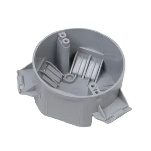 American ceiling box round wiring device electrical box with nails, fireproof waterproof junction box, PVC electric box