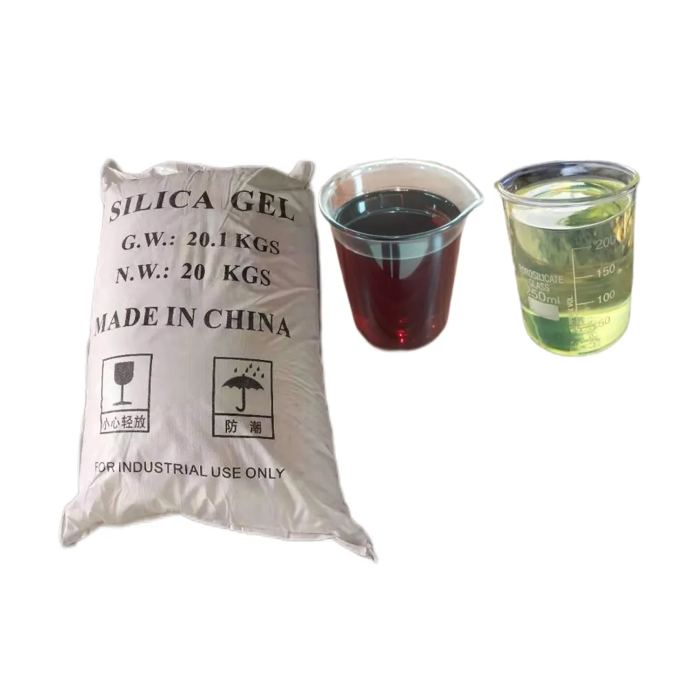 made in china silica gel 20 kg for waste black oil refining