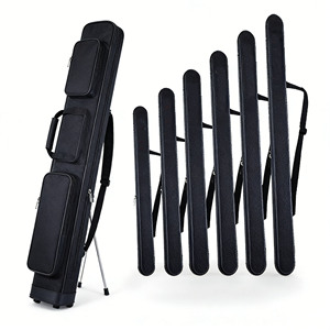 Travel Fishing Rod <b>Case</b> <b>Hard</b> <b>Shell</b> Carrying <b>Case</b> for Travel Fishing Rod Bag Carrier Fishing Pole with Shoulder Strap - Product Image 1