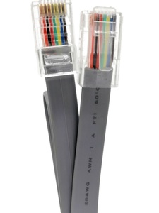 Cables Planos <span class=keywords><strong>de</strong></span> 8 Núcleos y 26 AWG, Cables <span class=keywords><strong>de</strong></span> Extensión Telefónica Modulares RJ45 - Product Image 5