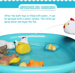 Jouets <span class=keywords><strong>de</strong></span> <span class=keywords><strong>bain</strong></span> pour bébé en PVC souple et coloré, ensemble <span class=keywords><strong>de</strong></span> canards et <span class=keywords><strong>de</strong></span> dinosaures, <span class=keywords><strong>jouet</strong></span> <span class=keywords><strong>de</strong></span> <span class=keywords><strong>bain</strong></span> pour enfants en bas âge, améliore le plaisir du <span class=keywords><strong>bain</strong></span>, en plastique - Product Image 4