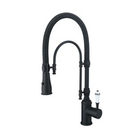 Printemps Pull out brossé or vintage chaud froid mélangeur purificateur eau flexible robinet de cuisine