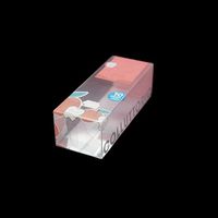 Boîte d'emballage en plastique rose gaufrée avec impression personnalisée, logo unique, matériaux recyclés, épaisseur 0,25-0,6 mm, pour cosmétiques
