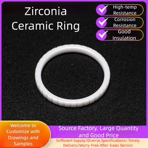 Anillos aislantes de cerámica de Zirconia Acabado de espejo Piezas electrónicas redondas personalizadas de precisión - Product Image 2