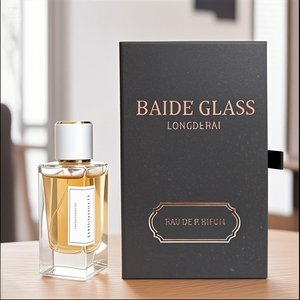 Wholesale Arab Perfume Empty <b>Bottle</b> Clear Aluminum Pump Sprayer Crimp 30ml 50ml 100ml Glass Square Perfume <b>Bottle</b> With Gift Box - Product Image 6