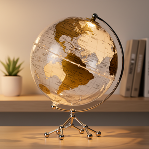 Vendita diretta in fabbrica rotante 10 pollici geografia mondo globo per la scuola di classe terra globi - Product Image 3