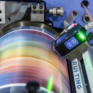 New 9 màu 9 LED UV máy sấy horizonatl flexo máy in cho tự dính nhãn in ấn <span class=keywords><strong>PLC</strong></span> động cơ servo - Product Image 2