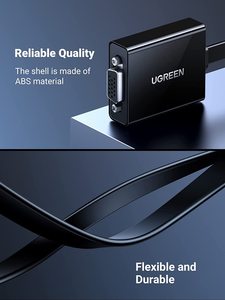 HD-MI ctive <span class=keywords><strong>a</strong></span> dapter de 3,5mm, udio ACK HD-MI ALE <span class=keywords><strong>a</strong></span> emA emememale hasta 1080P para apapaptop - Product Image 5