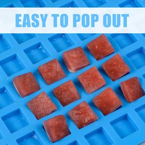 126 cavités petit <span class=keywords><strong>moule</strong></span> carré en silicone gouttes de chocolat <span class=keywords><strong>moule</strong></span> chien friandises casserole/moules à bonbons gommeux pour ganache gelée caramels biscuits - Product Image 3