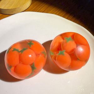 Boule moelleuse de kaki fourrée à la maltose |   Jouet anti-stress à récupération lente pour enfants et adultes - Product Image 5