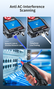 Probador de Cables de Red NOYAFA NF-8601W con 8 Controles Remotos, Rastreador de Cables RJ45 RJ11 BNC, Buscador de Líneas POE - Product Image 2