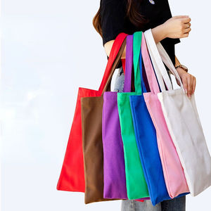 Customizable high-quality <b>material</b> 100% pure cotton tote <b>bag</b>, lightweight and reusable shopping <b>bag</b> - Product Image 3