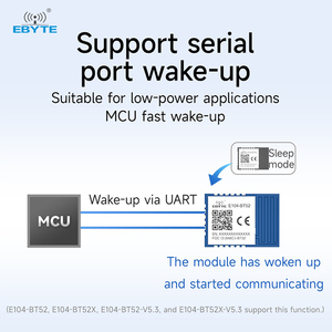 Ebyte modul Port seri E104-BT52 BLE ke seri 2.4GHz BLE5.3/<span class=keywords><strong>5.0</strong></span> DA14531 DA14535 modul BLE transmisi transparan nirkabel - Product Image 5