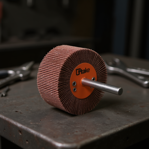 Roue à lamelles abrasives Ttake 40x10 mm, grain 60, tige de 6 mm pour le meulage - Product Image 3