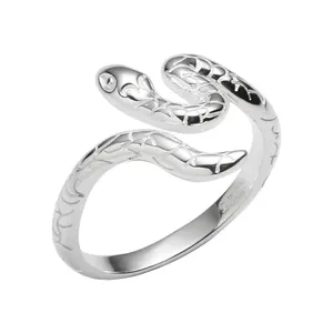 Dubai Men Starling Marcasite Heart Sterling Adjustable Finger 925 Silver Ring For Women