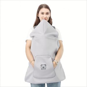 Capa para Portabebés de Invierno, Funda, Manta, Bolsa, Soporte de Tela, Sudadera con Capucha para Portabebés, para Recién Nacidos, Suave y Fácil de Usar - Product Image 1