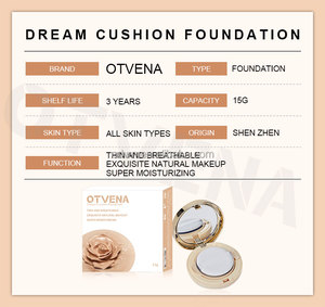 OEM ODM vente en gros OTVENA organique corée humidité de l'air <span class=keywords><strong>spf</strong></span> <span class=keywords><strong>50</strong></span> cc coussin de fond de teint marque privée - Product Image 5