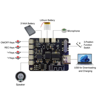 Módulo de Grabación de Sonido BT Personalizado de Fábrica, Módulo de Grabación de Voz y Música DIY con Chip, Altavoz, Cable Tipo-C, Grabación Fácil