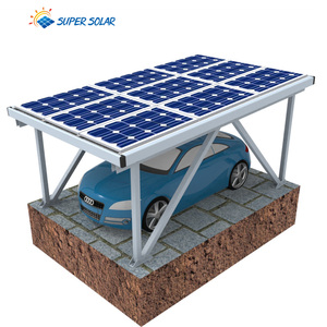 Abri solaire de haute qualité adapté avec panneaux solaires et structure de montage en aluminium - Product Image 1