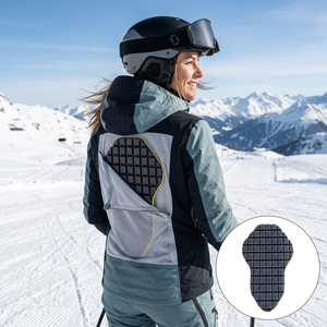 Protection dorsale pour le ski, unisexe, imperméable, respirante, absorption des chocs, insert en mousse, équipement de sécurité - Product Image 1