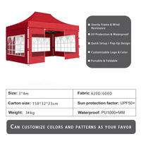 Tente d'exposition extérieure escamotable Pare-soleil mural Rétractable Portable Imperméable Anti-UV Durable en alliage d'aluminium Oxford PVC