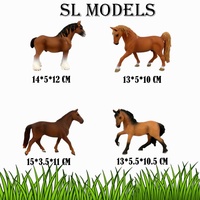Figurines d'animaux sauvages en plastique solide SL Models, ensemble de jouets, produits finis, emballage d'origine, unisexe, âges 4-12+