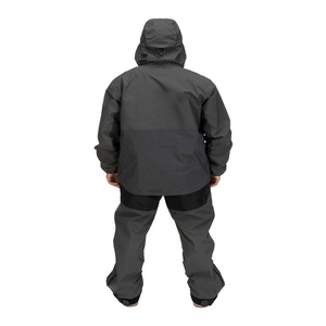 Tissu imperméable à 3 couches, veste d'extérieur multi-poches d'alpinisme, de voile, de pêche, coupe-vent, vestes pour hommes de grande taille - Product Image 4