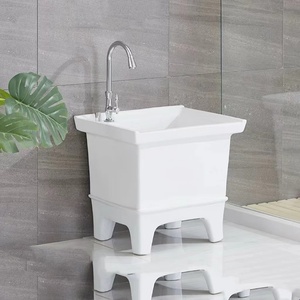 Fregona de drenaje de agua automática <span class=keywords><strong>para</strong></span> el hogar, fregaderos de baño, diseño de balcón cuadrado <span class=keywords><strong>para</strong></span> un drenaje conveniente <span class=keywords><strong>para</strong></span> uso en la mesa del inodoro - Product Image 2