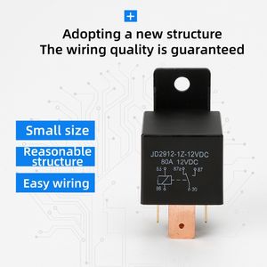 Relais de suppression d'arc haute tension 80A pour véhicules automobiles/moto/électriques - Relais de contact SPDT 5V 6V 12V 24V 36V-72V 84V 96V - Product Image 3