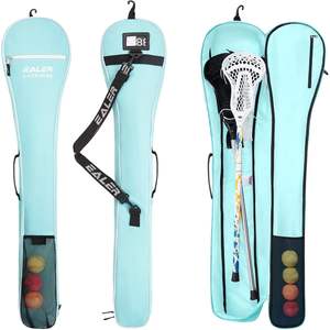 กระเป๋าใส่ไม้ลาครอส EALER ขนาดเดียว สีน้ำเงิน ทำจากไนลอน พร้อมสายสะพายปรับได้และช่องใส่บัตร - Product Image 2