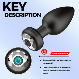 Penjualan terlaris <span class=keywords><strong>Vibrator</strong></span> Plug Anal isi ulang USB pengendali jarak jauh nirkabel 10 frekuensi 100% mainan seks Dildo Masturbator tahan air - Product Image 6