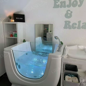 Ensemble de <span class=keywords><strong>baignoire</strong></span> à bulles pour bébé <span class=keywords><strong>Baignoire</strong></span> autoportante en acrylique pour enfants <span class=keywords><strong>avec</strong></span> réglage de la température <span class=keywords><strong>Baignoire</strong></span> à bulles de massage - Product Image 3