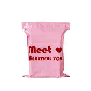 Дешевые крепкие розовые пластиковые полиэтиленовые компостируемые почтовые пакеты для экспресс-доставки почтовые пакеты для почтовых отправлений онлайн