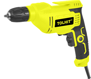 <span class=keywords><strong>สว่าน</strong></span>กระแทกขนาดเล็กพกพา TOLHIT Professional 450W 10 มม. 110-240V ปรับความเร็วได้ เครื่องเจาะมือไฟฟ้า <span class=keywords><strong>DIY</strong></span> OEM - Product Image 1