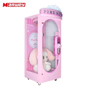 Máquina de juego de tijera de muñeca de gran tamaño Rosa Marwey, máquina de juego Expendedora de premios de <span class=keywords><strong>corte</strong></span> que funciona <span class=keywords><strong>con</strong></span> monedas para interiores a la venta - Product Image 3